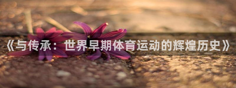 雨燕直播体育免费直播nba：《与传承：世界早期体育运动的辉煌历史》