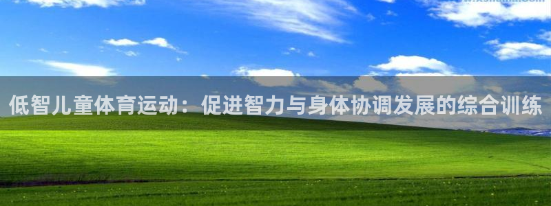 雨燕app体育在线直播：低智儿童体育运动：促进智力与身体协调发展的综合训练
